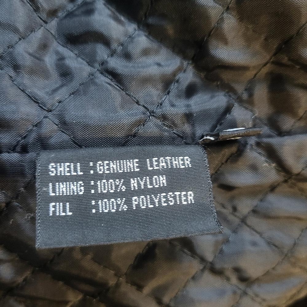 Vintage Winlit Leather Jacket Mens, Parka Jacket, Black Leather, Size M‎ - Picture 5 of 10